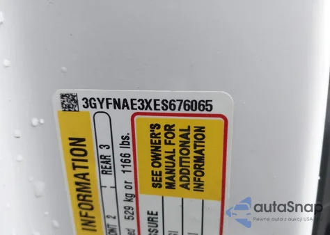 2014 Cadillac Srx Standard from USA, damaged, VIN 3GYFNAE3XES676065